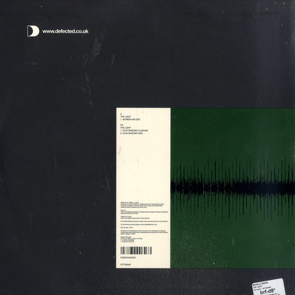 Michelle Weeks - The Light (Olav Basoski Mixes) | Defected (DFTD064R) - 2