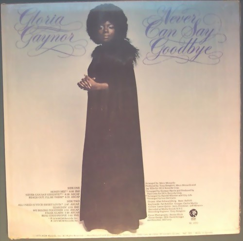 Gloria Gaynor - Never Can Say Goodbye | MGM Records (SE 4982) Gloria Gaynor - Never Can Say Goodbye | MGM Records (SE 4982)