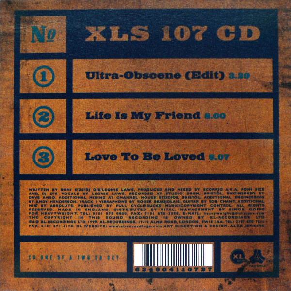 Breakbeat Era - Ultra-Obscene | XL Recordings (XLS 107 CD) - 2