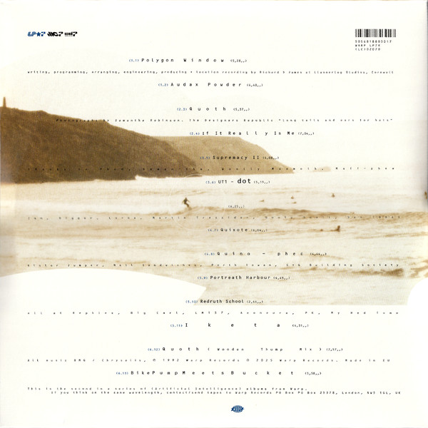 Polygon Window - Surfing On Sine Waves | Warp Records (WARPLP7R) - 2