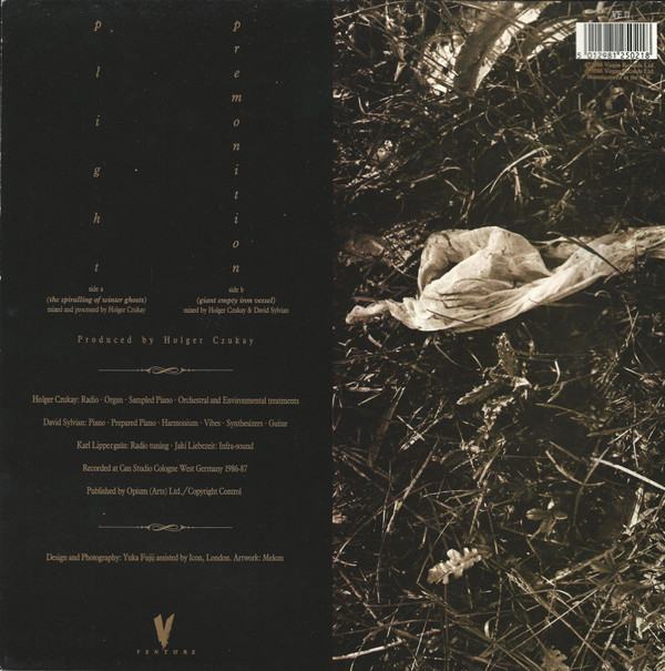 David Sylvian  &  Holger Czukay - Plight & Premonition | Venture (VE 11) - 2