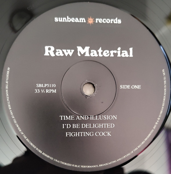 Raw Material - Raw Material | Sunbeam Records (SBRLP5110) - 3