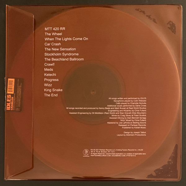 Idles - Crawler - LP | Partisan Records (PTKF3014-5) - 2