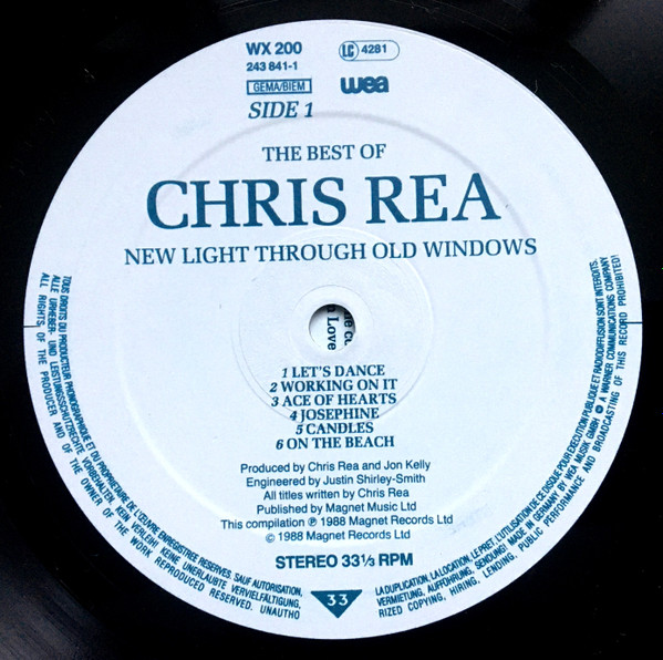 Chris Rea - New Light Through Old Windows (The Best Of Chris Rea) | WEA (243 841-1) - 3 Chris Rea - New Light Through Old Windows (The Best Of Chris Rea) | WEA (243 841-1) - 3