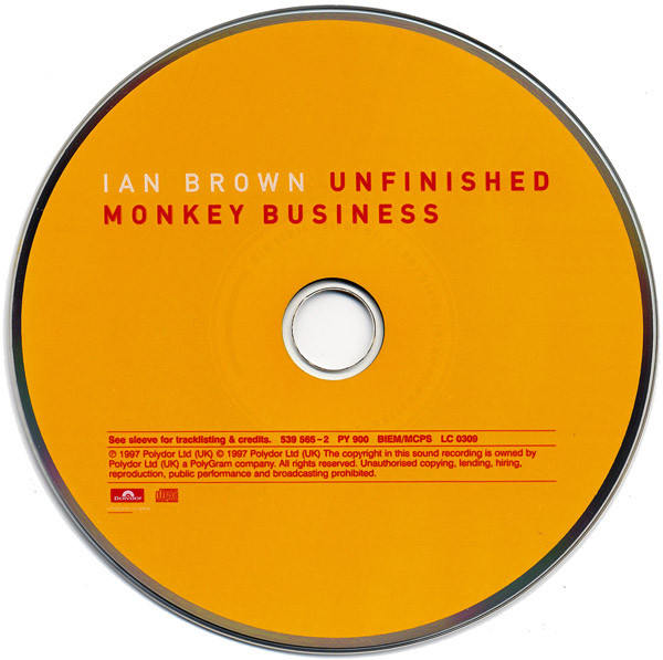 Ian Brown - Unfinished Monkey Business | Polydor (539 565-2) - 4