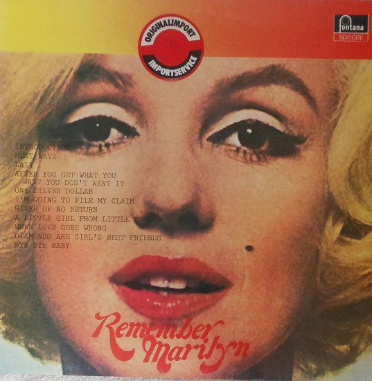 Marilyn Monroe - Remember Marilyn | Fontana (9286 865)
