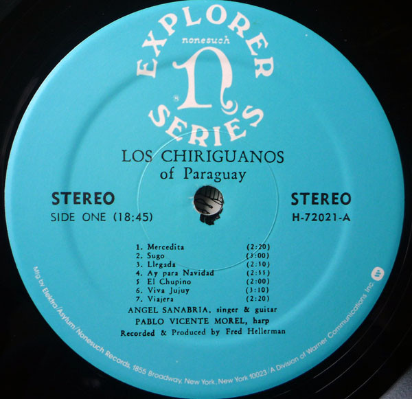 Los Chiriguanos - Guaraní Songs & Dances | Nonesuch (H-72021) - 3
