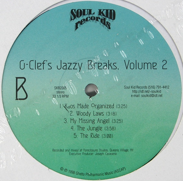 G-Clef - G-Clef's Jazzy Breaks, Volume 2 | Soul Kid Records (SKR2005)