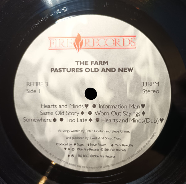 The Farm - Pastures Old And New | Fire Records (REFIRE 3) - 3