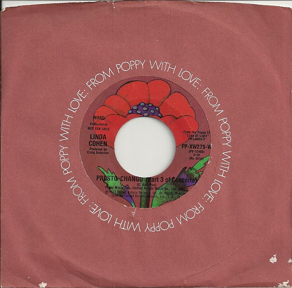 Linda Cohen - Presto Chango (Part 3 Of Concerto) | Poppy (PP-XW279-W)