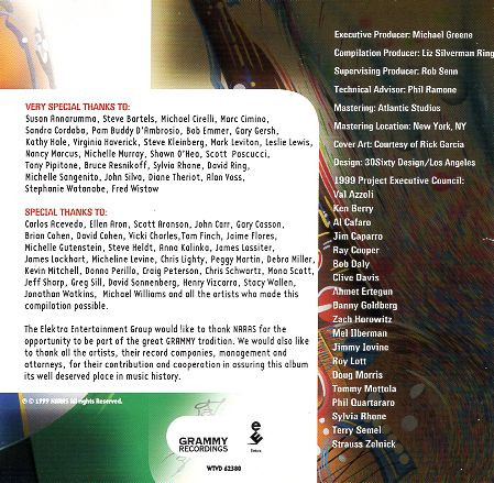 Various - 1999 Grammy Rap Nominees | Grammy Recordings (WTVD 62380) - 2