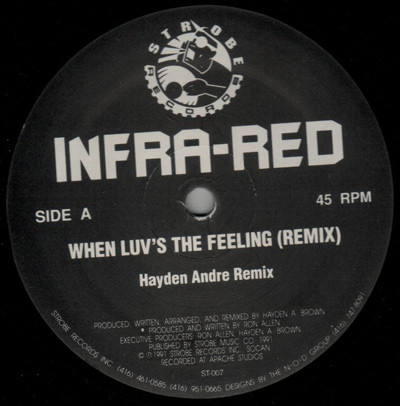 Infra-Red - When Luv's The Feeling (Remix) | Strobe Records (ST-007) - main Infra-Red - When Luv's The Feeling (Remix) | Strobe Records (ST-007) - main