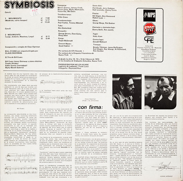 Bill Evans - Symbiosis | CFE (30.200026) - 2