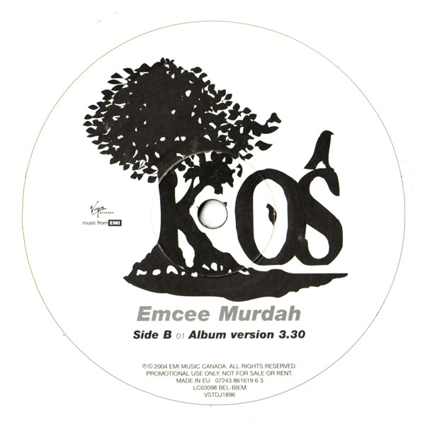 K-OS - Crabbuckit / Emcee Murdah | Virgin (VSTDJ 1896) - 2