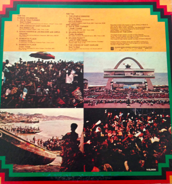 Various - Soul To Soul (Music From The Original Soundtrack - Recorded Live In Ghana, West Africa) | Atlantic (P-8162A) - 2