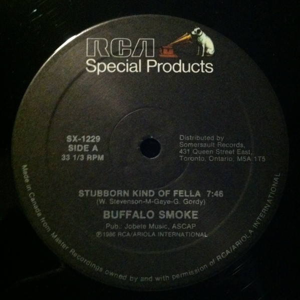 Buffalo Smoke / Evelyn "Champagne" King - Stubborn Kind Of Fella / I Don't Know If It's Right | RCA Special Products (SX-1229)