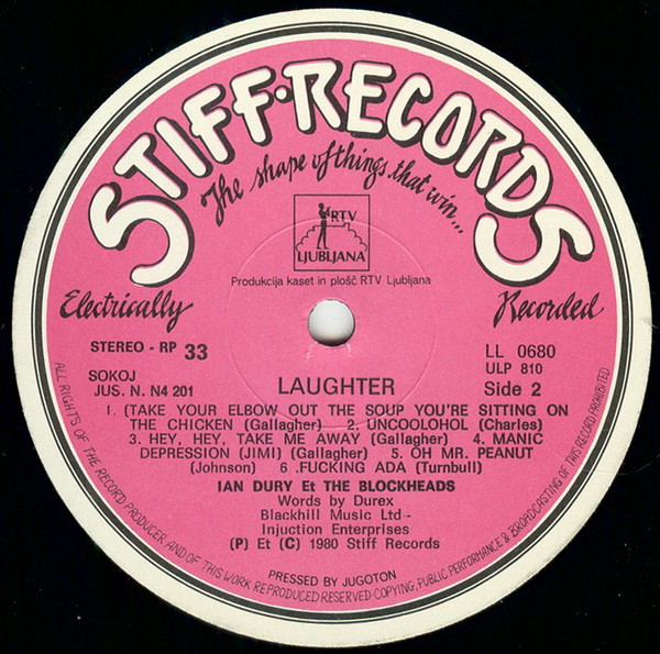 Ian Dury And The Blockheads - Laughter | ZKP RTVL (LL 0680) - 4