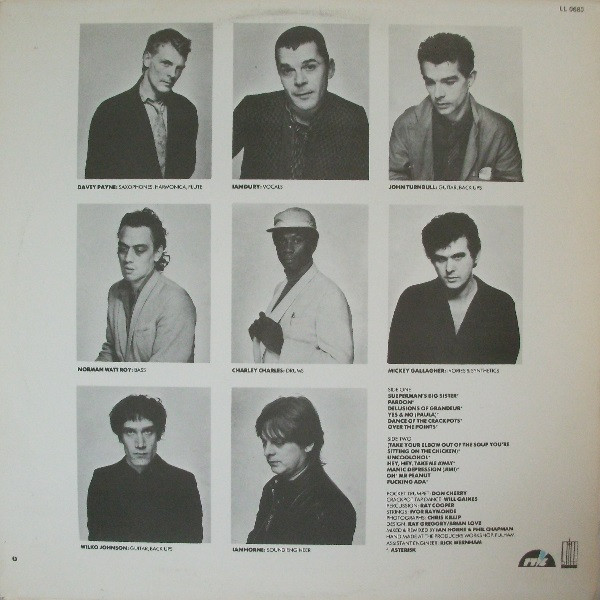 Ian Dury And The Blockheads - Laughter | ZKP RTVL (LL 0680) - 2