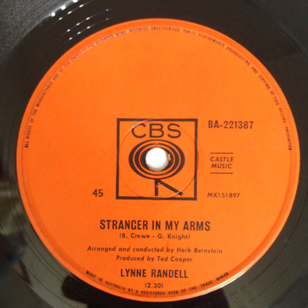 Lynne Randell - Ciao Baby | CBS (BA-221387) - 2