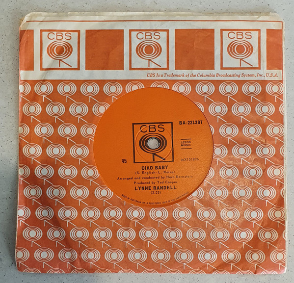 Lynne Randell - Ciao Baby | CBS (BA-221387) - 3