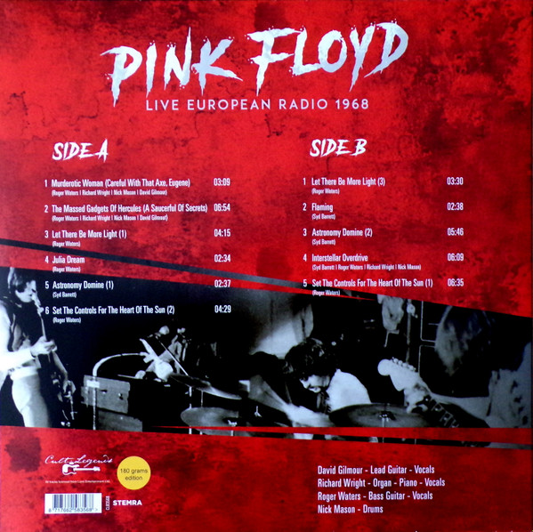 Pink Floyd - Live European Radio 1968 | Cult Legends (CL83568) - 2 Pink Floyd - Live European Radio 1968 | Cult Legends (CL83568) - 2