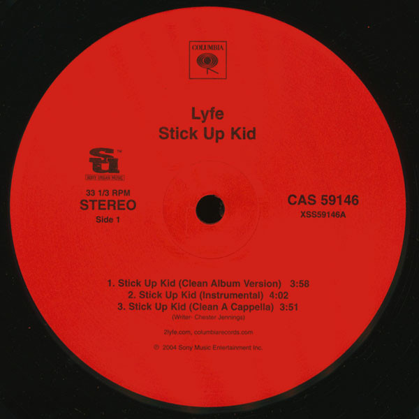Lyfe Jennings - Stick Up Kid | Columbia (CAS 59146) Lyfe Jennings - Stick Up Kid | Columbia (CAS 59146)