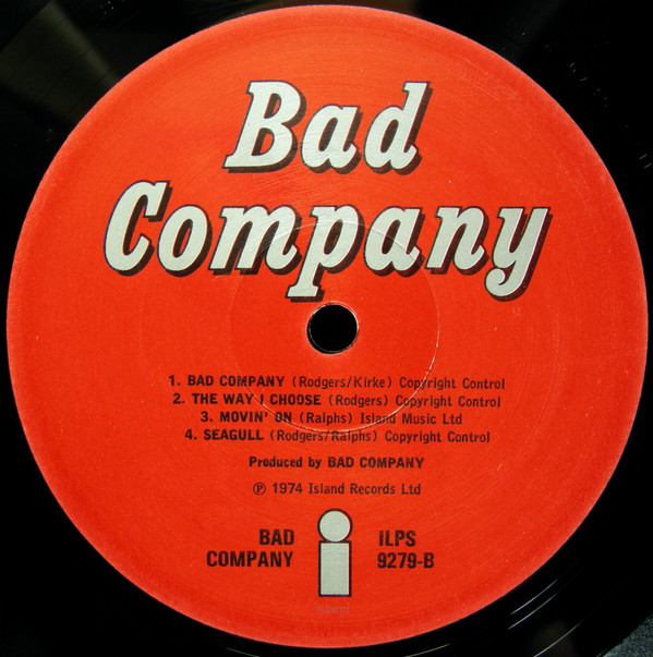 Bad Co - Bad Company | Island Records (ILPS 9279) - 5 Bad Co - Bad Company | Island Records (ILPS 9279) - 5
