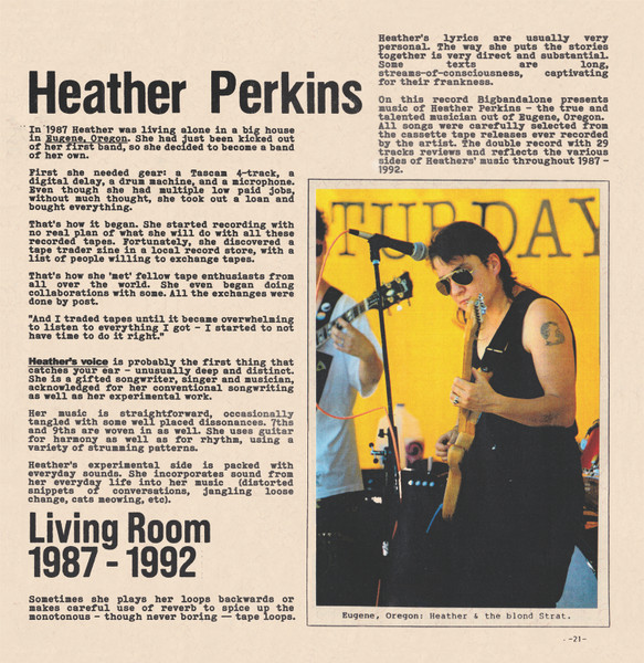 Heather Perkins - Living Room 1987-1992 | Bigbandalone (BBA-004)