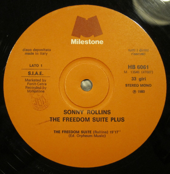 Sonny Rollins - The Freedom Suite Plus | Milestone (HB 6061) - 2