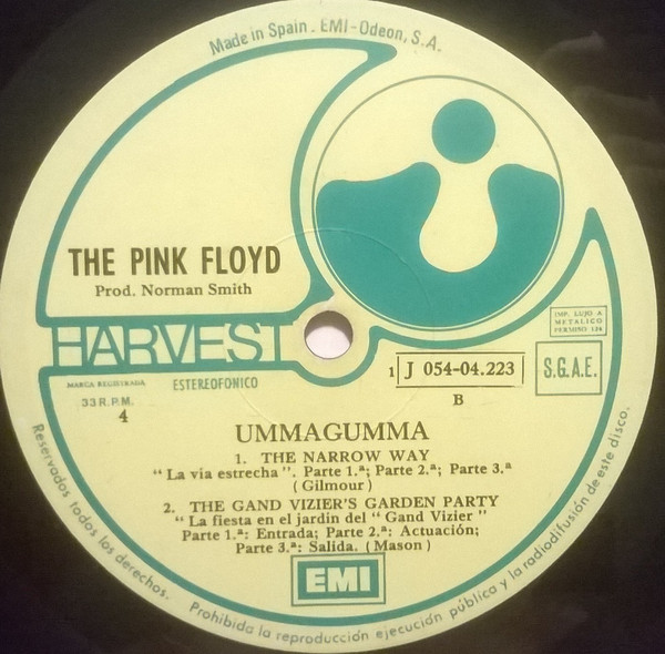 Pink Floyd - Ummagumma | Harvest (J 154-04.222/23) - 2