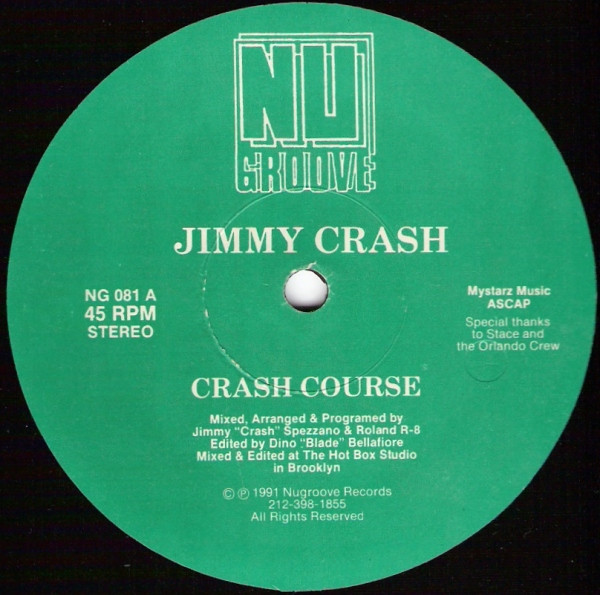 Jimmy Crash - Crash Course | Nu Groove Records (NG 081)