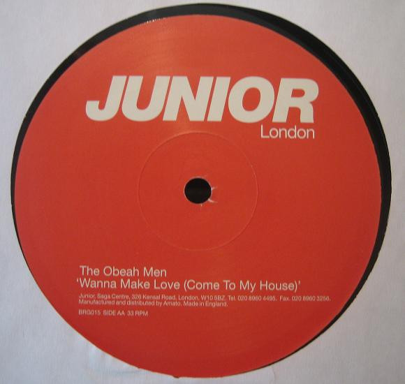 The Obeah Men - Obeah Dance | Junior London (BRG015) - 2