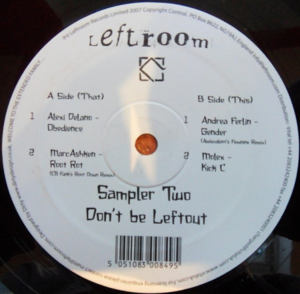 Various - Don't Be Left Out - Vinyl Sampler 02 | Leftroom (LEFTLP001S2) - 2
