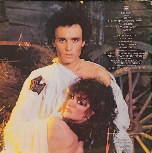 Adam Ant - Strip | CBS (S 25705) - 2