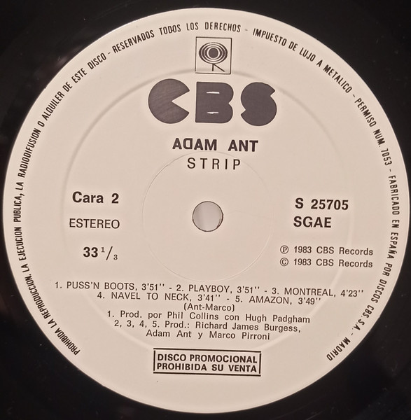 Adam Ant - Strip | CBS (S 25705) - 4