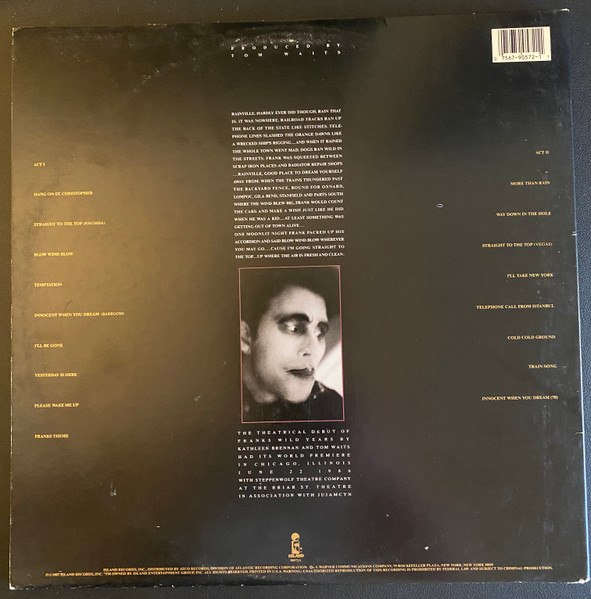Tom Waits - Franks Wild Years | Island Records (90572-1) - 2