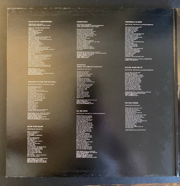 Tom Waits - Franks Wild Years | Island Records (90572-1) - 3