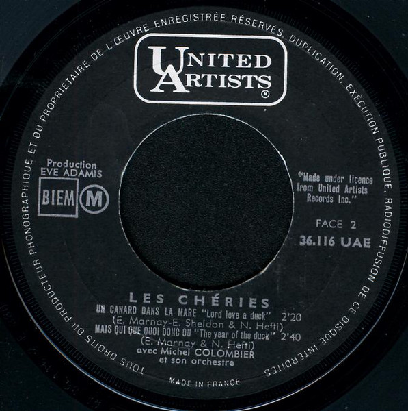 Les Chéries - Chaque Fois | United Artists Records (36.116 UAE) - 4