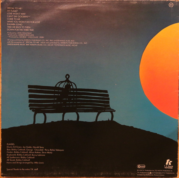 Bobby Caldwell - Bobby Caldwell | T.K. Records (TKR 83362) - 2