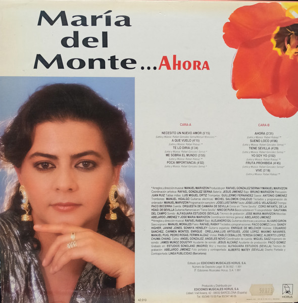 María Del Monte - Ahora | Horus (42.010) - 2 María Del Monte - Ahora | Horus (42.010) - 2