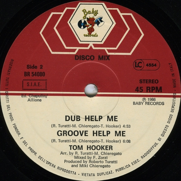 Tom Hooker - Help Me | Baby Records (BR 54080) - 4