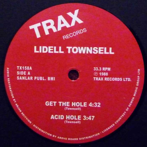 Lidell Townsell - Get The Hole | Trax Records (TX158) - main