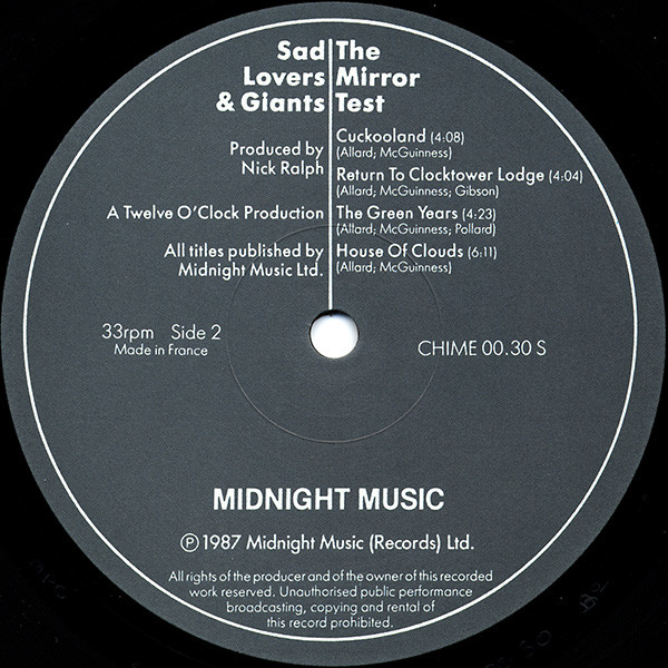 Sad Lovers And Giants - The Mirror Test | Midnight Music (CHIME 00.30 S) - 4