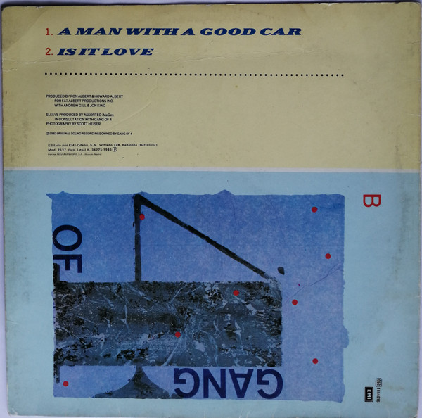 Gang Of Four - Is It Love | EMI (052 1654016) - 2