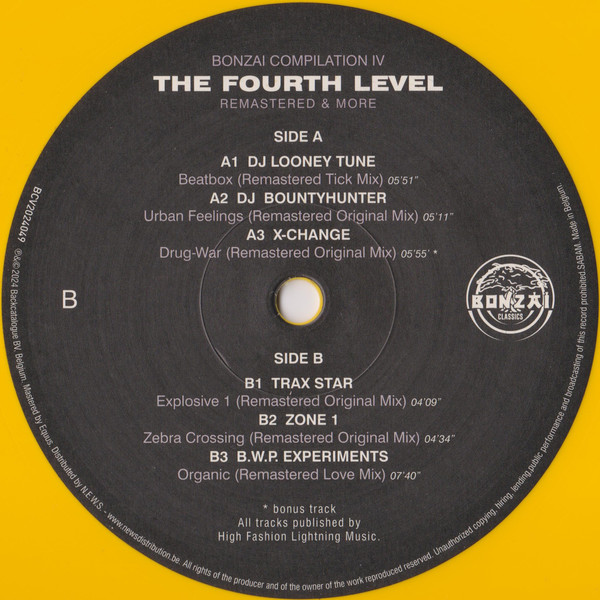 Various - Bonzai Compilation IV - The Fourth Level (Remastered & More) | Bonzai Classics (BCV2024049) - 3
