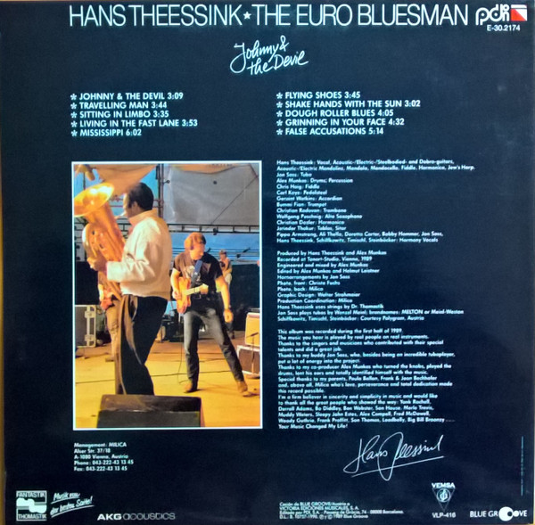 Hans Theessink - Johnny & The Devil | VEMSA (VLP-416) - 2