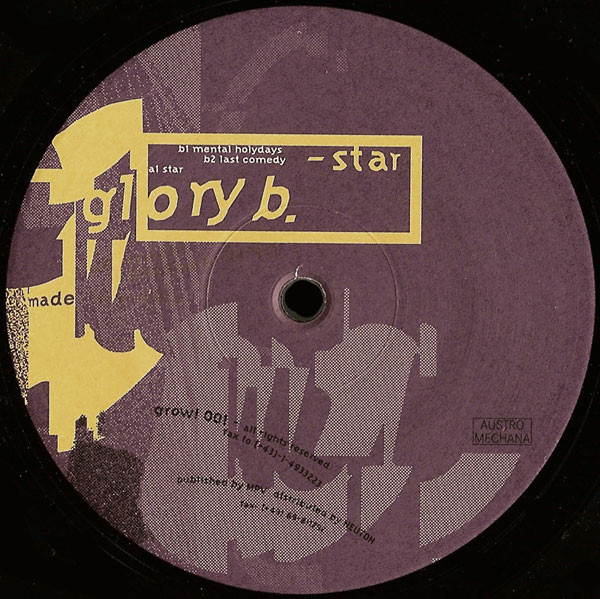 Glory B. - Star | Grow! (grow! 001)