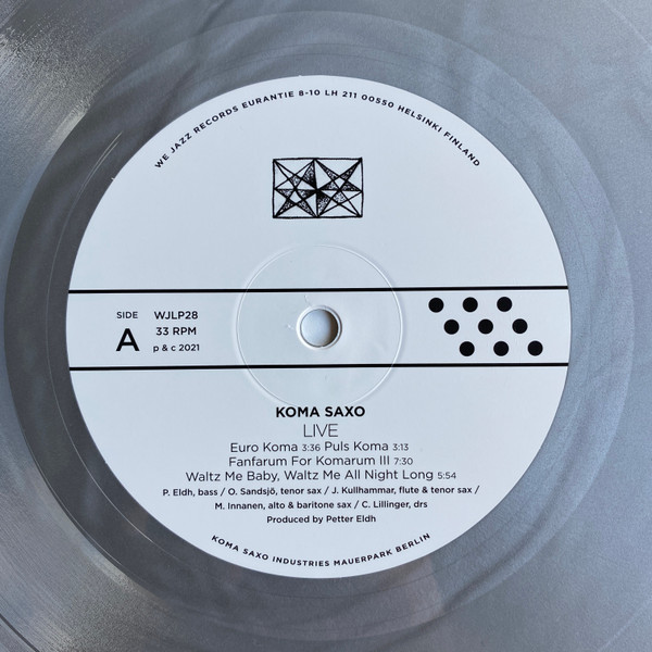 Koma Saxo - Live | We Jazz (WJLP28)