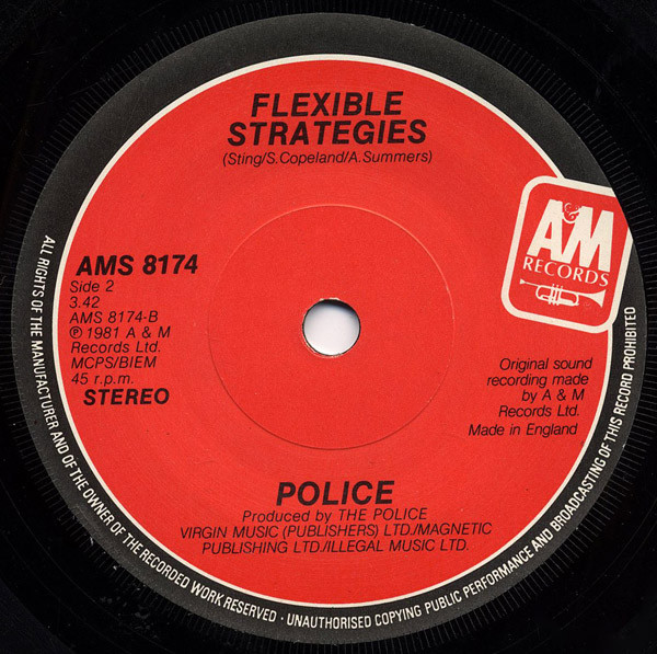 The Police - Every Little Thing She Does Is Magic | A&M Records (AMS 8174) - 4 The Police - Every Little Thing She Does Is Magic | A&M Records (AMS 8174) - 4
