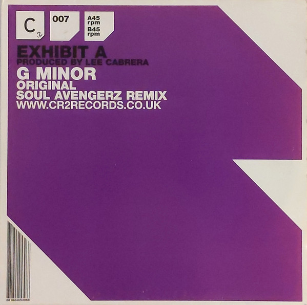 Exhibit A - G Minor | Cr2 Records (12C2007) - main
